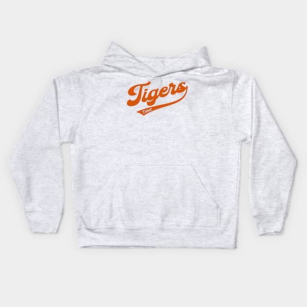 Detroit Tigers Kids Hoodie by Cemploex_Art